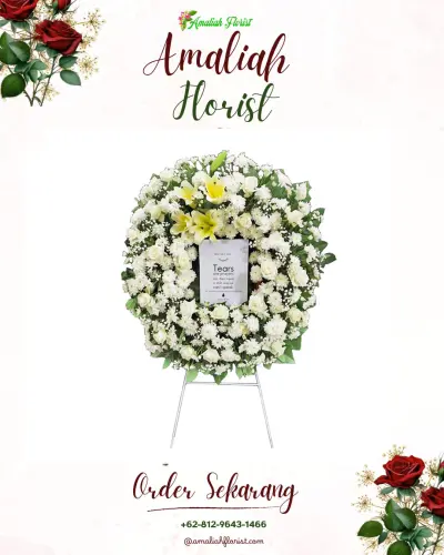Krans Bunga Duka Cita di Keparakan